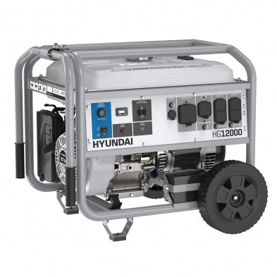 HG12000 Hyundai Conventional Generator 120/240V 9000/12000W with Electric Start