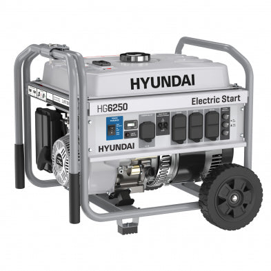 HG6250 Hyundai Conventional Generator 120/240V 5000/6250W with Electric Start