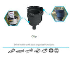 Cup Holder with Basic Organizer Functions 