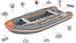 Buy Kolibri boat KM-360DSL and other Inflatable boat accessories in Canada and the United States.