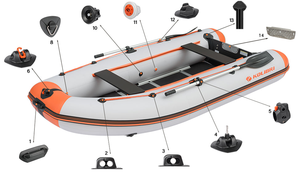 Inflatable boat Kolibri KM-330DSL